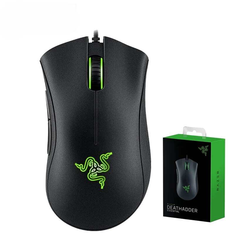 High-Performance Wired Gaming Mouse with 6400DPI Optical Sensor and 5 Buttons