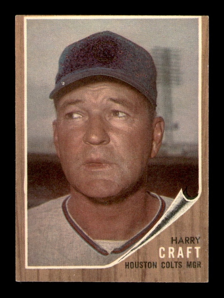 1962 Topps #12 Harry Craft Manager EX Condition by OBGcards