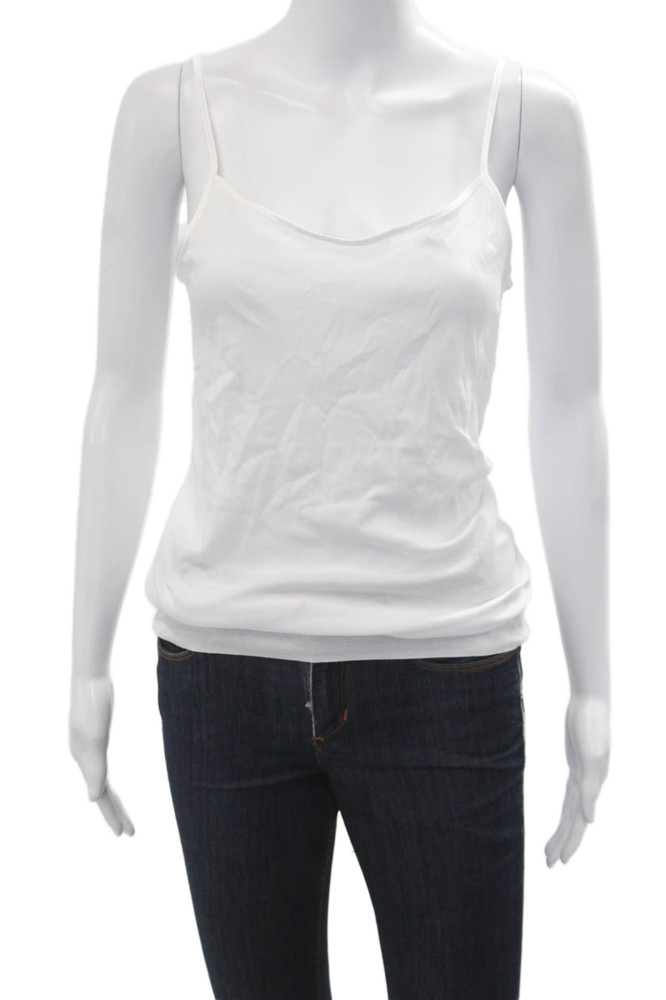 Hanro Women Basic Camisole White Sleeveless Size LFree Shipping in US $100+ Orders | $6.95 Orders Below