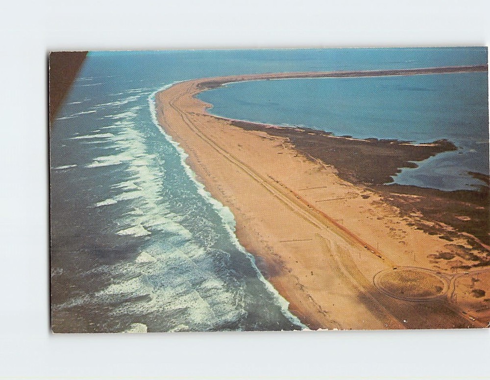 Postcard Aerial View of Assateague Island Virginia USA