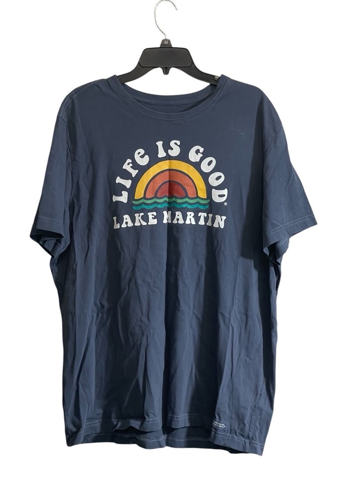 Life Is Good T-Shirt XL Men Short Sleeve Lake Martin