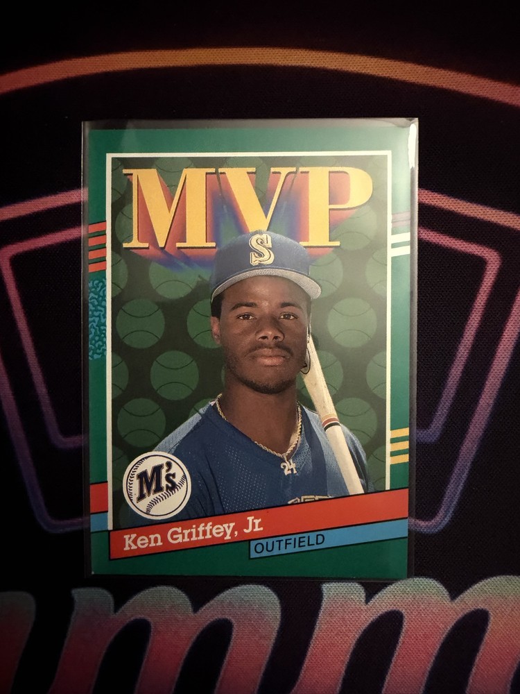 1991 Donruss - Ken Griffey Jr #392 Yellow Stripes on Right Border