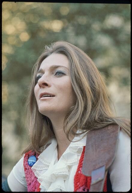 Photo:Judy Collins, singer Vietnam moratorium