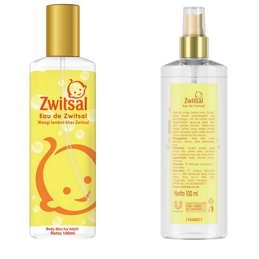 Zwitsal Body Mist 100ml – Soft Scent, Long Lasting Fragrance for Men & Women
