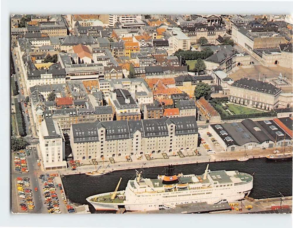 Postcard Aerial View Copenhagen Denmark