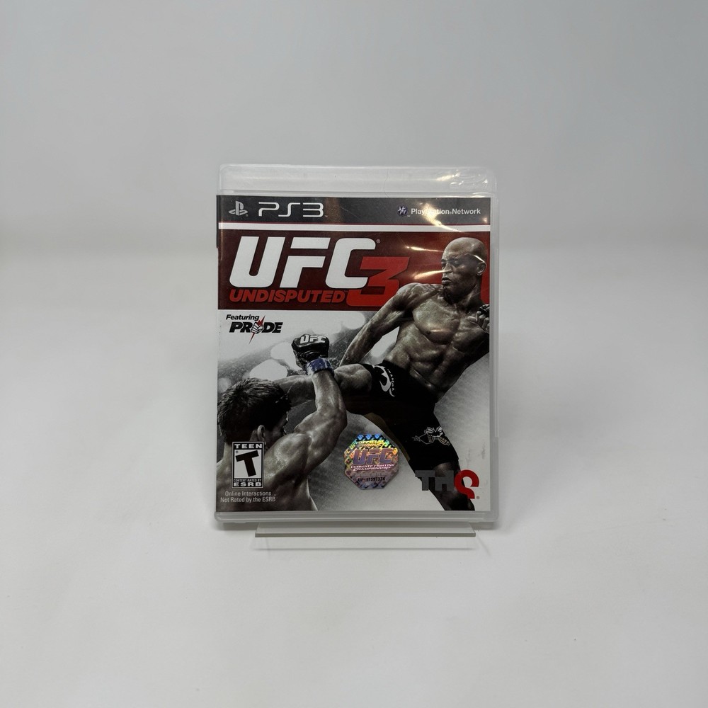 UFC Undisputed 3 (Sony Playstation 3 PS3, 2012) With Manual CIB Tested