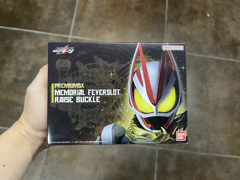 premium dx MEMORIAL FEVERSLOT RAISE BUCKLE kamen rider geats buffa BANDAI NEW