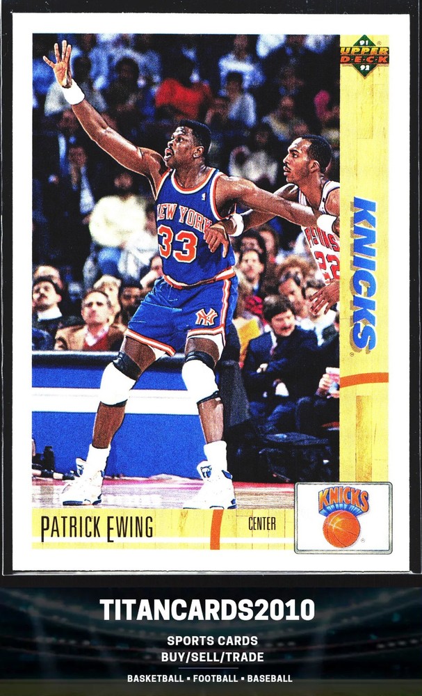 Patrick Ewing 1991-92 Upper Deck New York Knicks #343