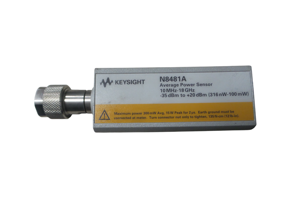 KEYSIGHT N8481A AVERAGE POWER SENSOR 10 MHZ -18 MHZ -35dBm +20dBm