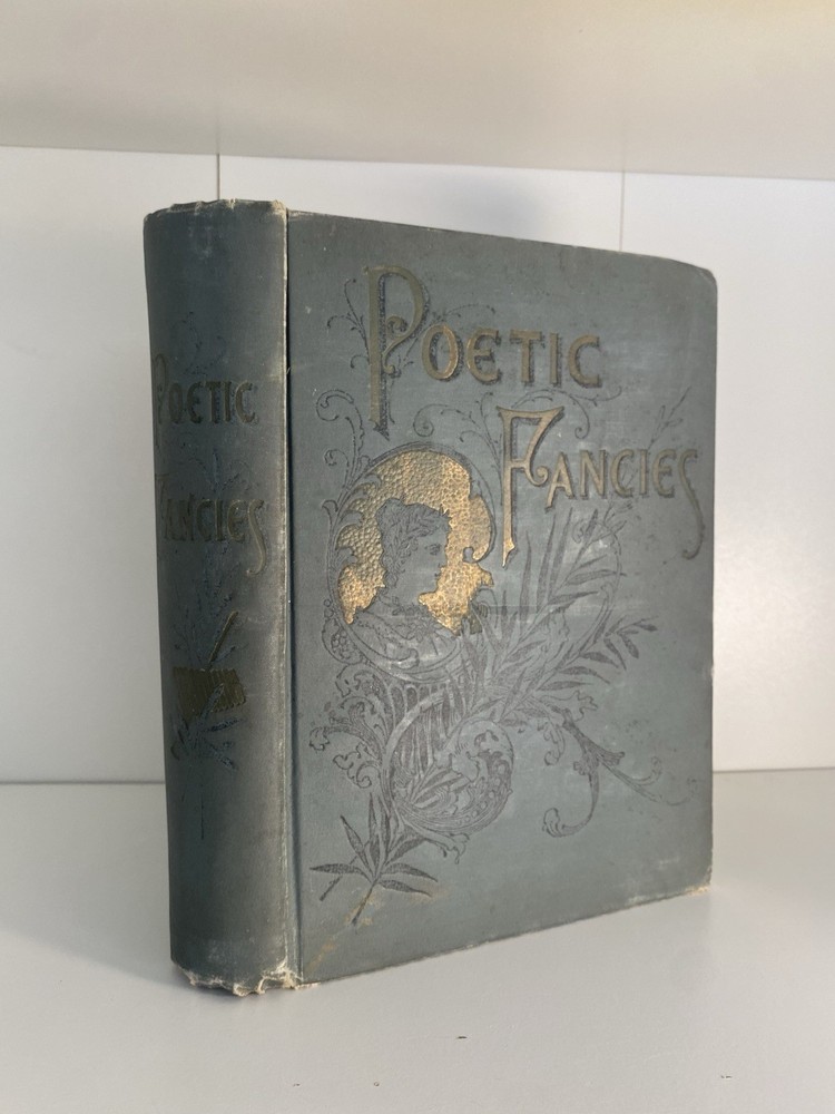 Poetic Fancies Antique Book Shakespeare Poe Longfellow Emerson Holmes Late 1890s