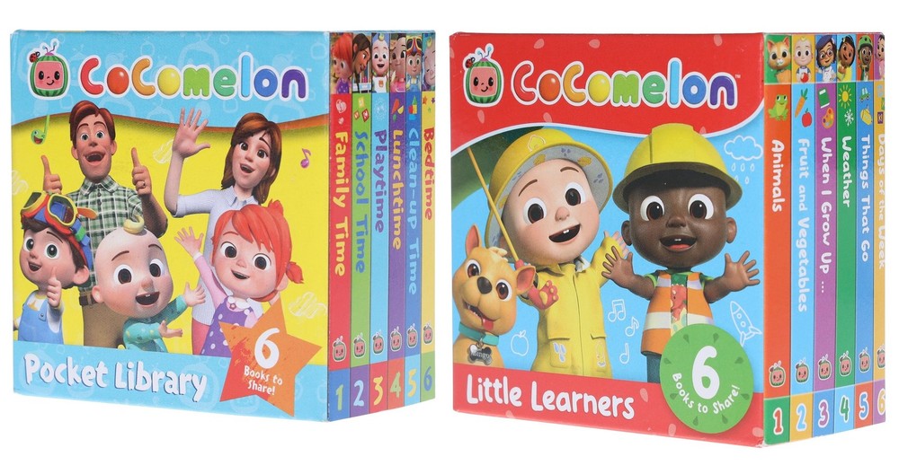CoComelon Little Learners Pocket Library 12 Mini books Box Set - Ages 1-4 - BB
