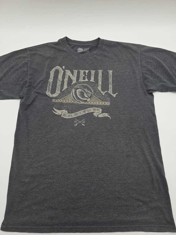 Oneill Medern Fit T-shirt Men L Gray Graphic Print Logo…#44697
