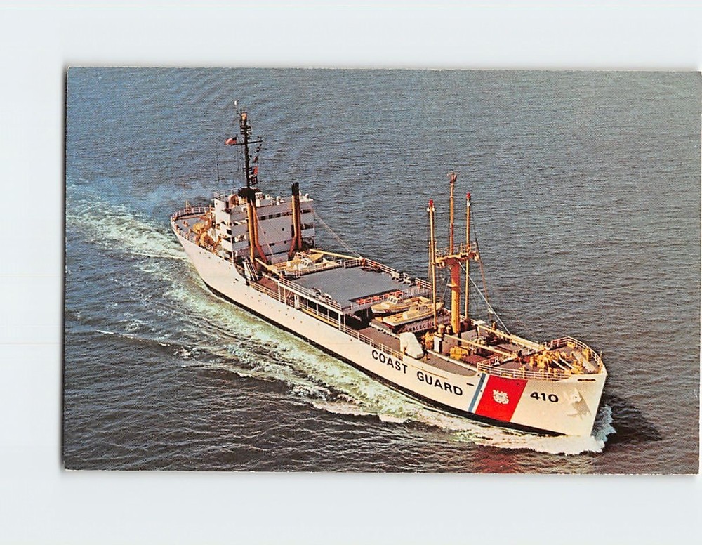 Postcard USCGC (United States Coast Guard Cutter) Courier WTR-410