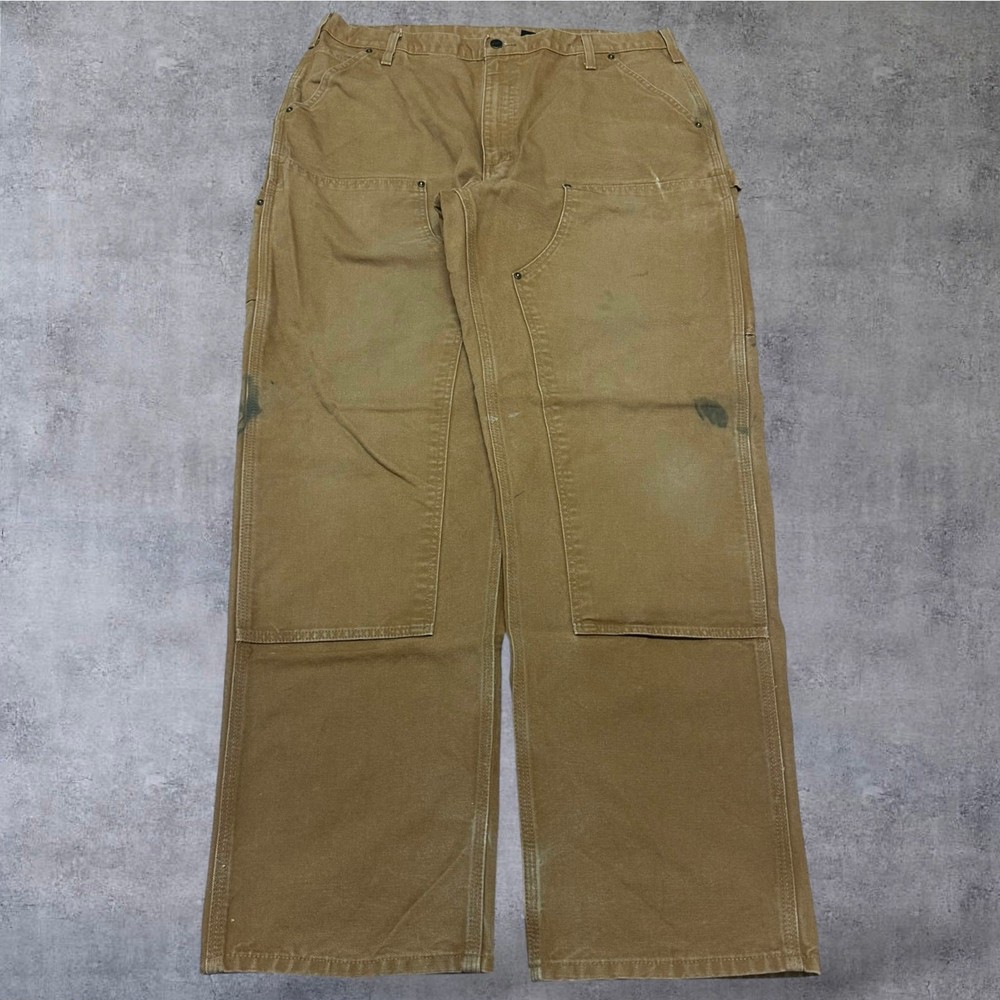 Vintage Y2K Carhartt brown double knee carpenter work pants