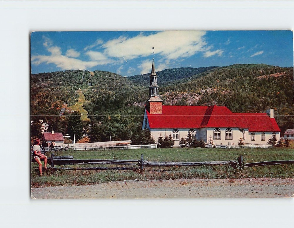 Postcard Chapel at Mont Tremblant Lodge Quebec Canada