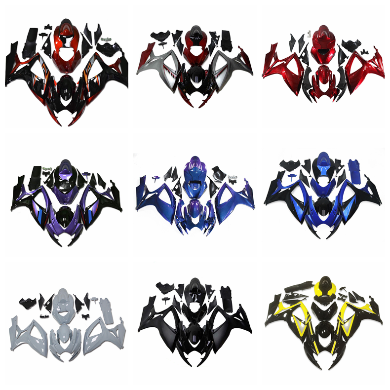 Fairings for Suzuki GSXR600 GSX-R750 2006 2007 K6 06 07 Bodywork ABS Body Kits