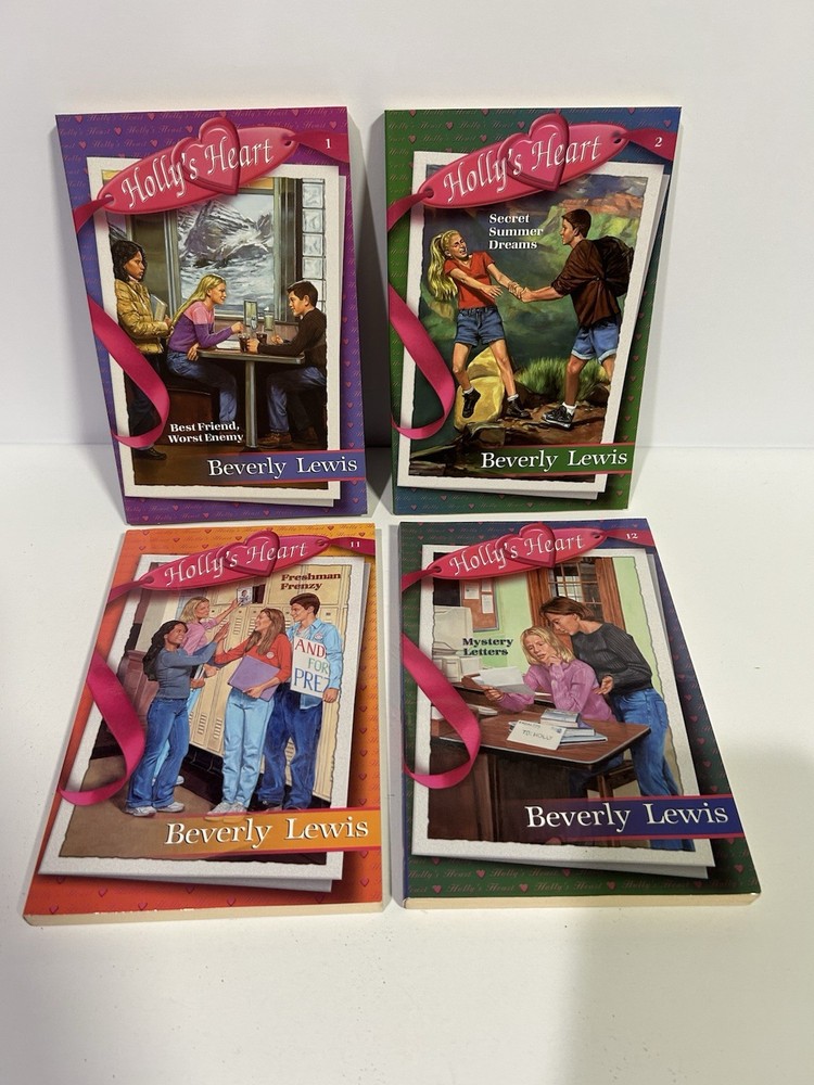 Lot 4 Beverly Lewis Holly's Heart Series Books Bethany House