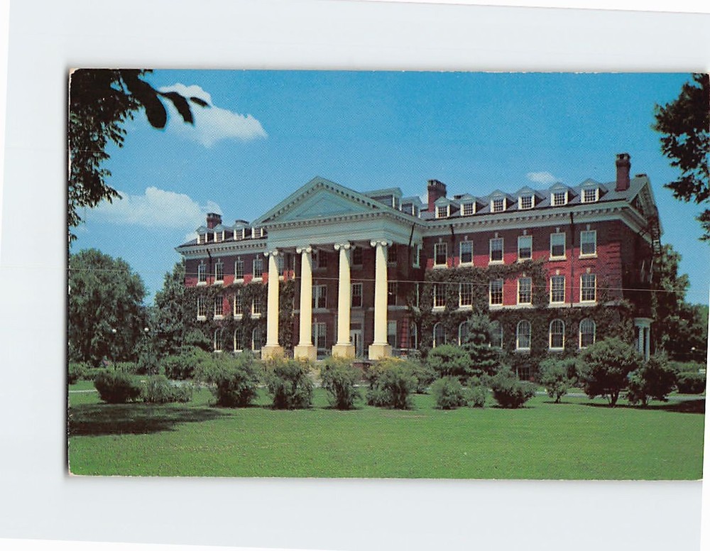 Postcard Alumnae Hall Campus of Hood College Frederick Maryland USA
