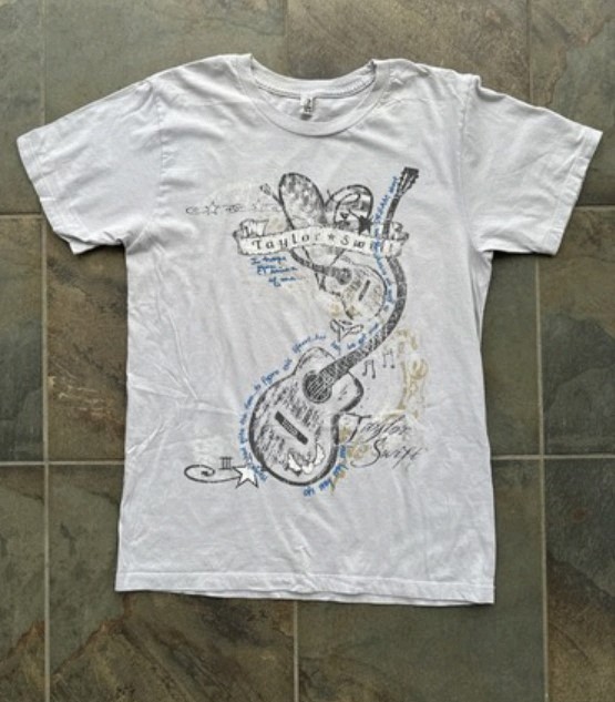 2009 Taylor Swift Rodeo Houston Concert T Shirt Making Up Lost Love Lyric Tee