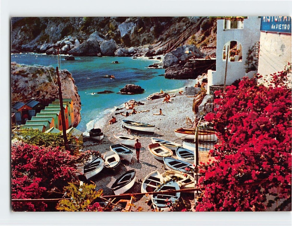 Postcard View Of  Marina Piccola  Capri Italy