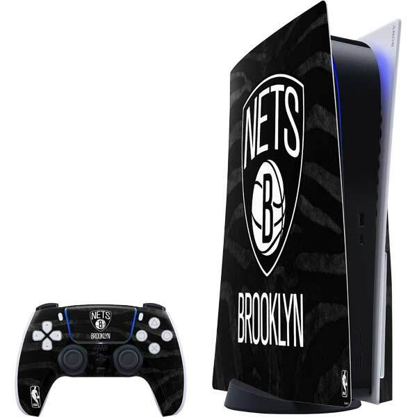 NBA Brooklyn Nets PS5 Bundle Skin - Brooklyn Nets Black Animal Print