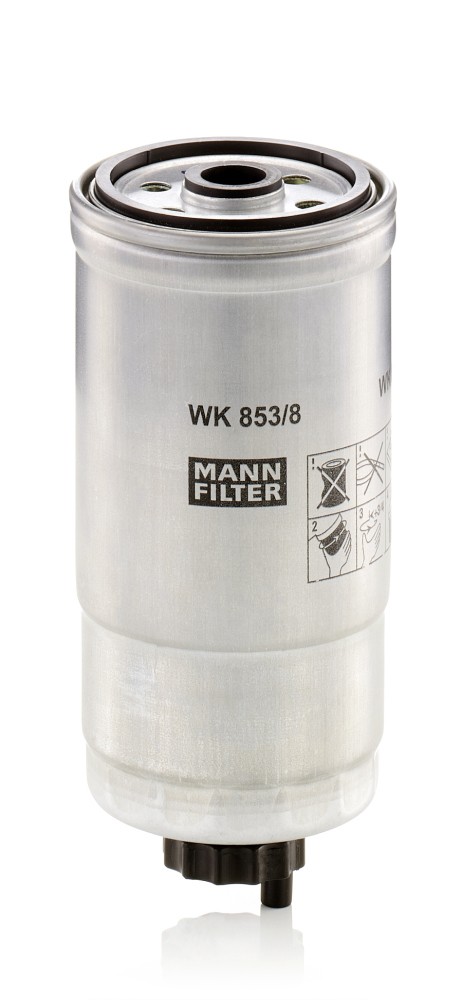 WK 853/8 Mann Filter Fuel Filter for Alfa Romeo, BMW, Fiat, Lancia