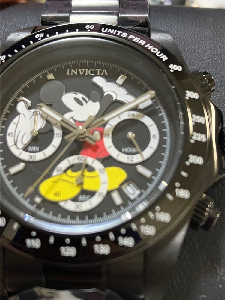 Invicta Disney Mickey Mouse Watch Model 25197 New with Box Popular Collab