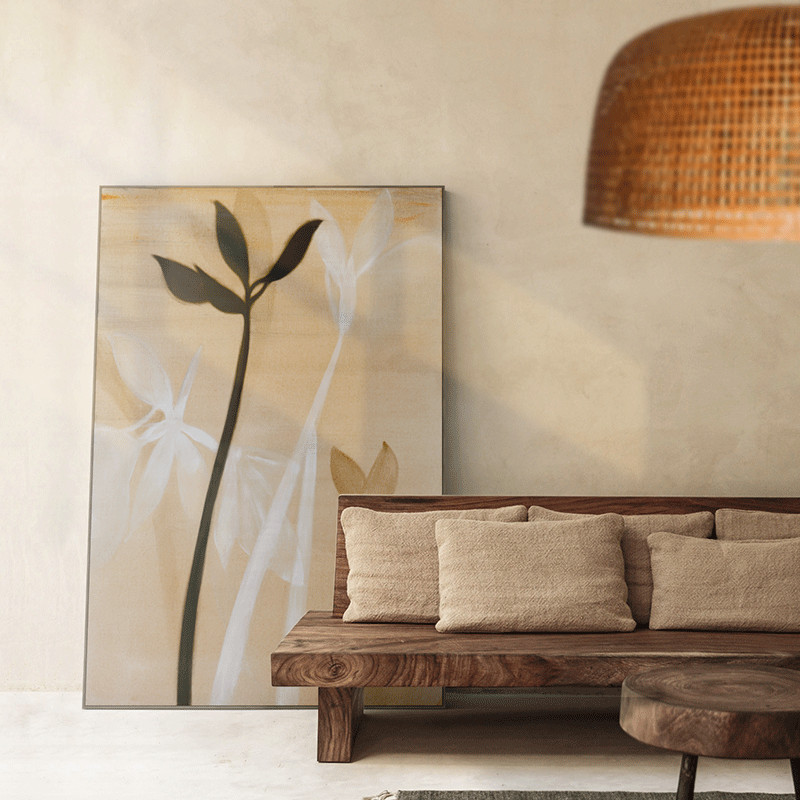 hand-painted Flower Oil Painting Abstract Decorative Painting Peony Entrance