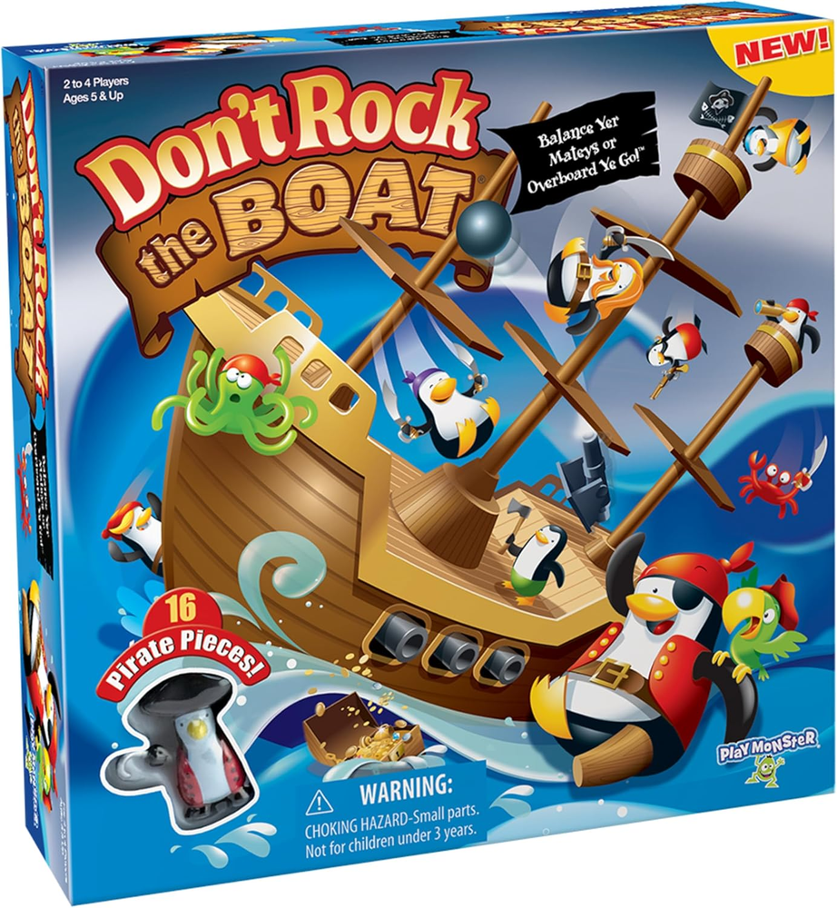 Don’t Rock the Boat Board Game-Kids Games, Family Games for Kids and Adults, Boa