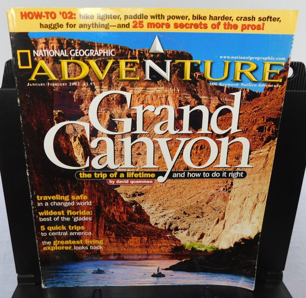 National Geographic ~ ADVENTURE magazine - JANUARY / FEBRUARY 2002 issue