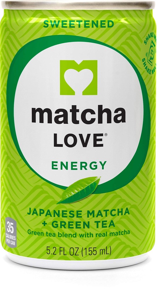 Green Tea Sweetened Energy Shots, 5.2 Ounce (Pack of 20)