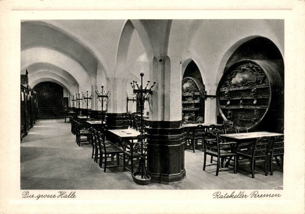 Halle, Ratskeller Bremen, Verlag Ratskeller, Nachdruck Postcard