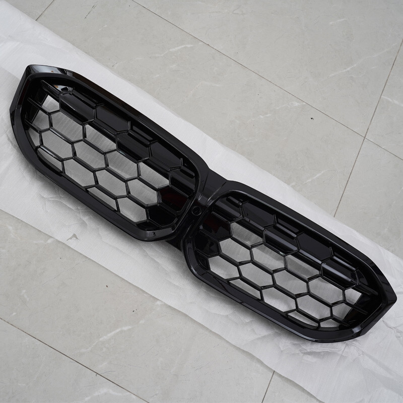 Front Diamond Kidney Grille Grill Gloss Black For BMW G20 G28 M340i LCI 2023+