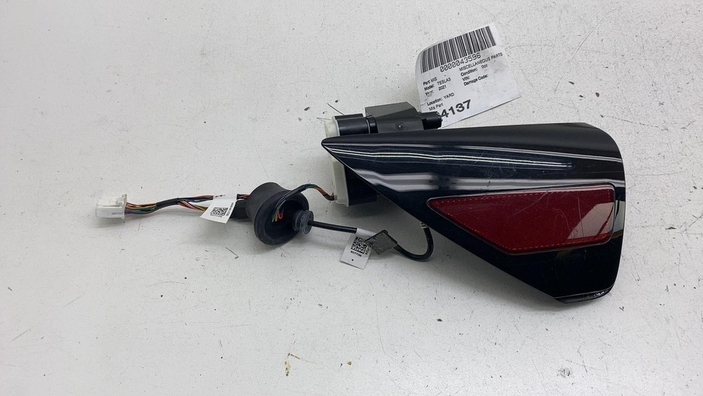 2017-2023 Tesla Model 3 Left Rear Charge Port Reflector OEM Assembly