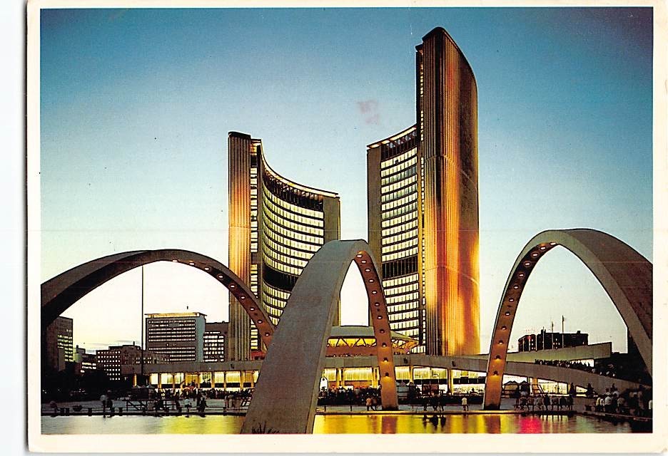 Postcard City Hall Toronto Ontario Canada