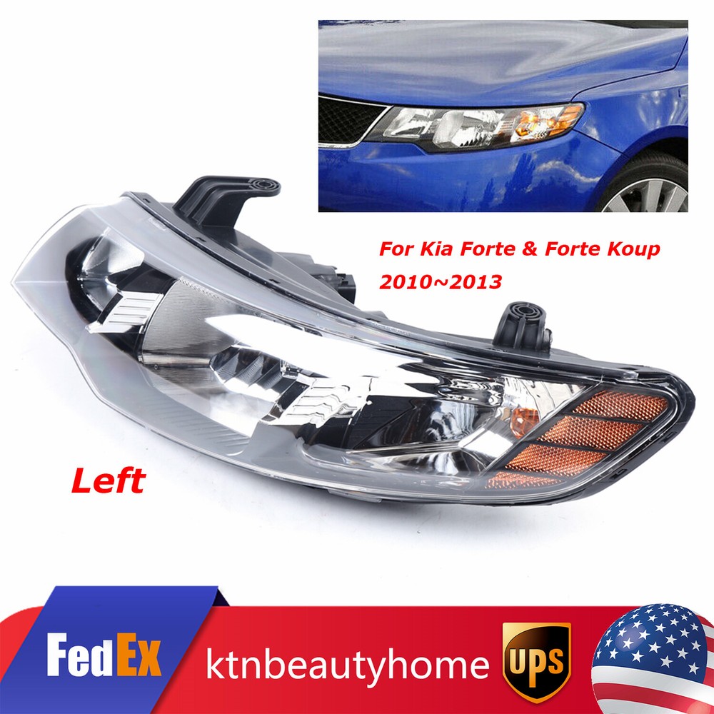 Driver Side Headlight Assembly Front Lamp For 2010~2013 Kia Forte & Forte Koup
