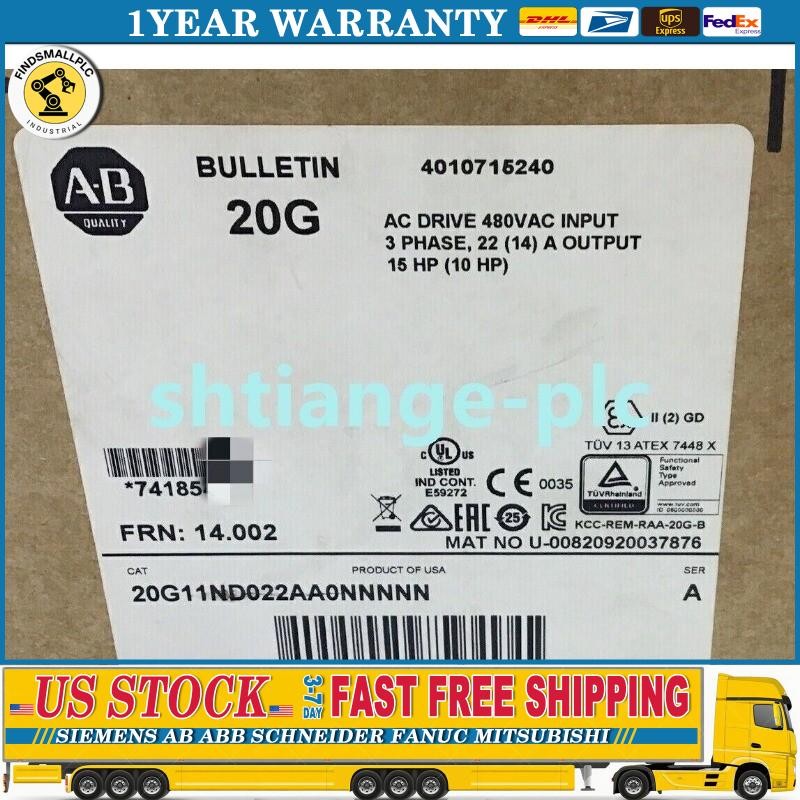 NEW in stock 20G11ND022AA0NNNNN PowerFlex Air Cooled 755 AC Drive