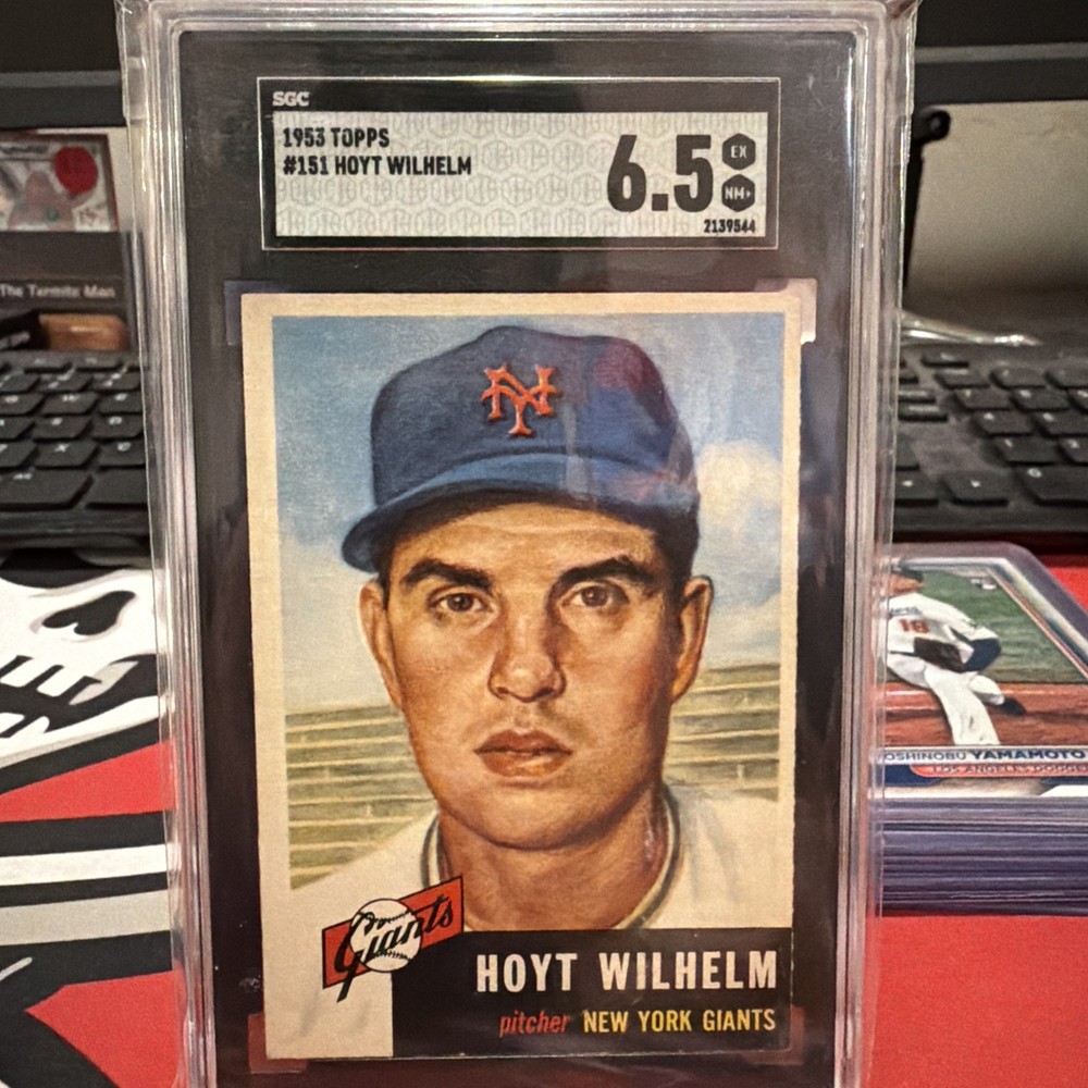 1953 Topps - Hoyt Wilhelm #151 SGC6.5 New York Giants