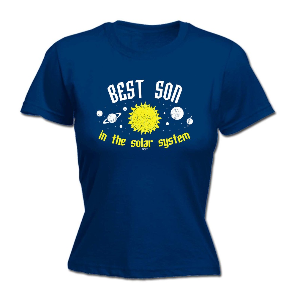 Best Son Solar System - Womens T Shirt Funny T-Shirt Novelty gift tshirt