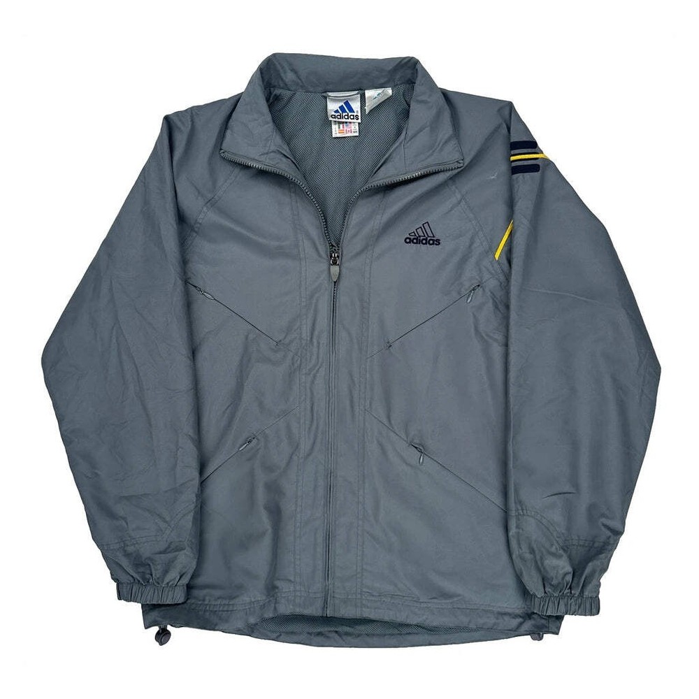 Adidas Windbreaker - Medium Gray Polyester