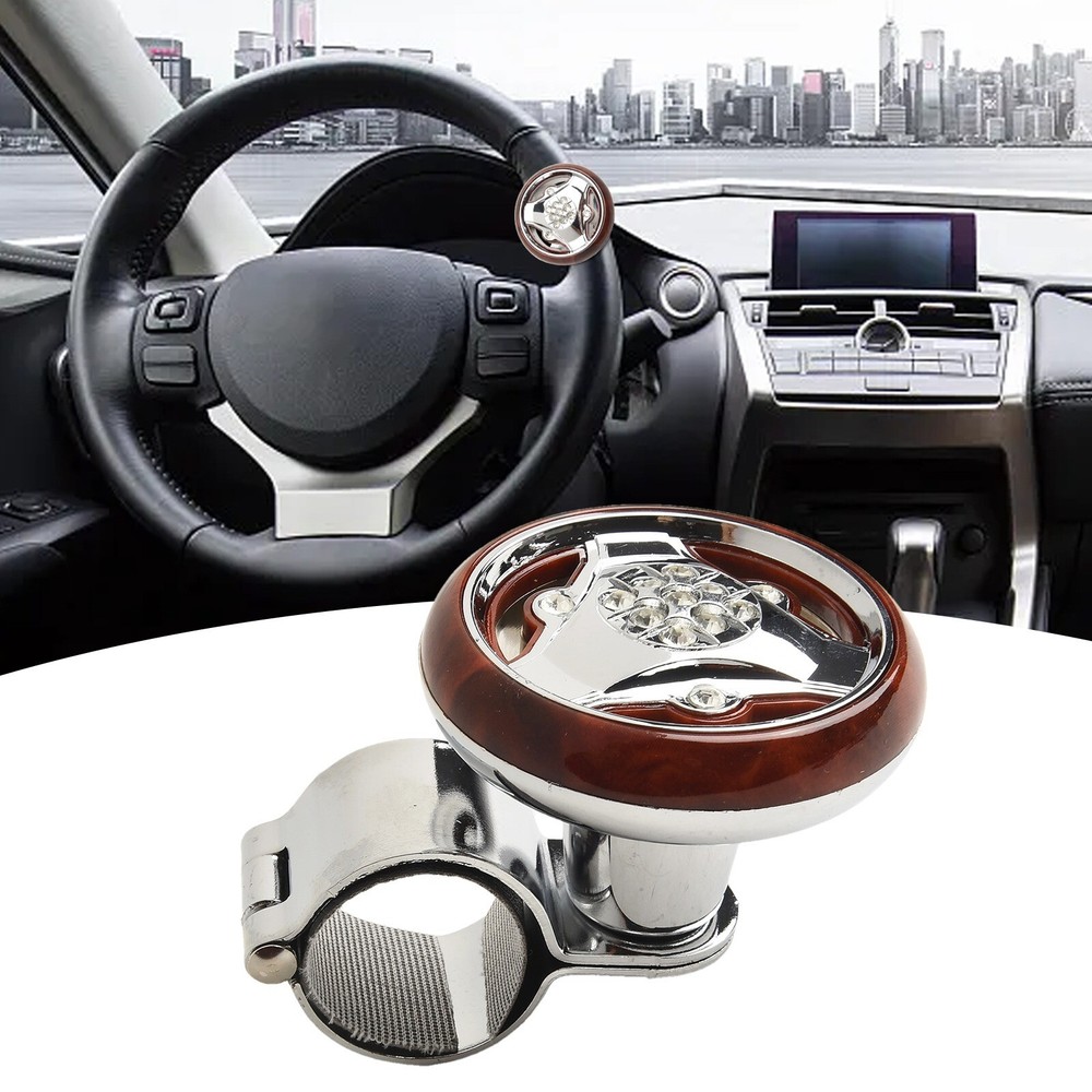 Universal° Car Steering Wheel Handle Aid Truck Booster Ball Spinner Knob