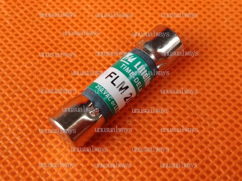 one New Littelfuse FLM-20 (FLM20) 20 Amp (20A) 250V Fuses Time Delay Fuse