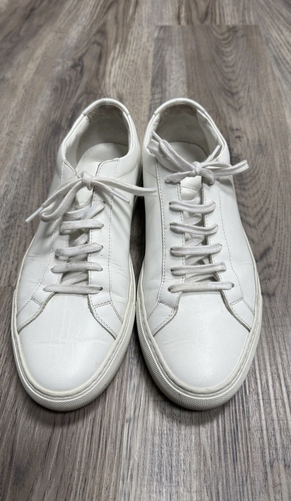 Common Projects Achilles Low Top Leather White Size 40 (W10) or (M8.5)-image