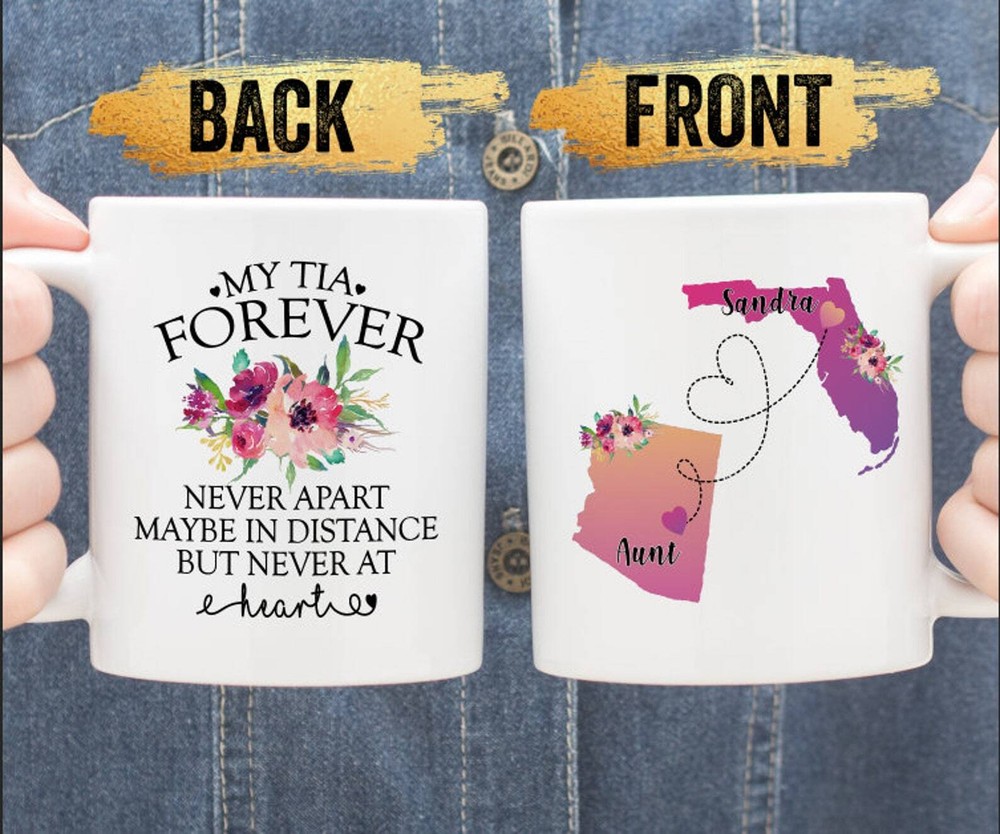 Long Distance Mug For Tia Personalized Tia Mug State To State Mug Gift For Tia