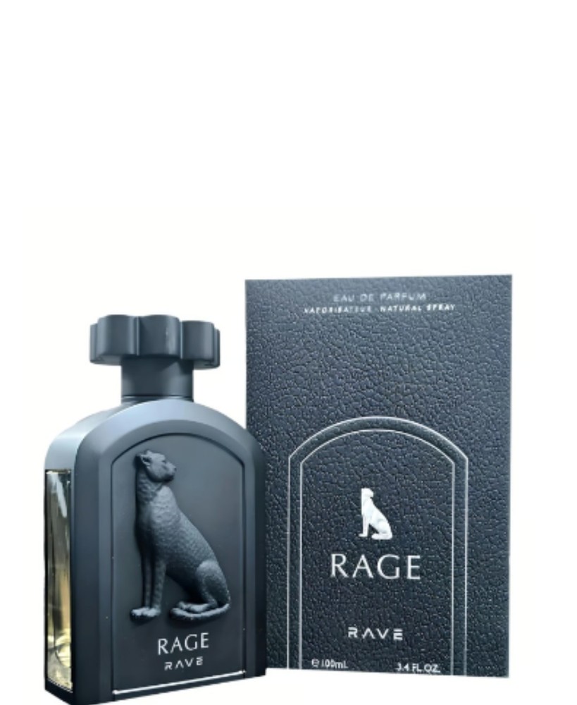 Lattafa Rave Rage Eau de Parfum Spray 3.4 fl oz Regular Size Apple Mint