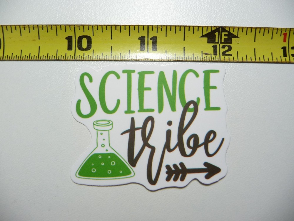 BEAKER SCIENCE TRIBE FAMILY DECAL STICKER SCHOOL TEACHER PROFESSOR