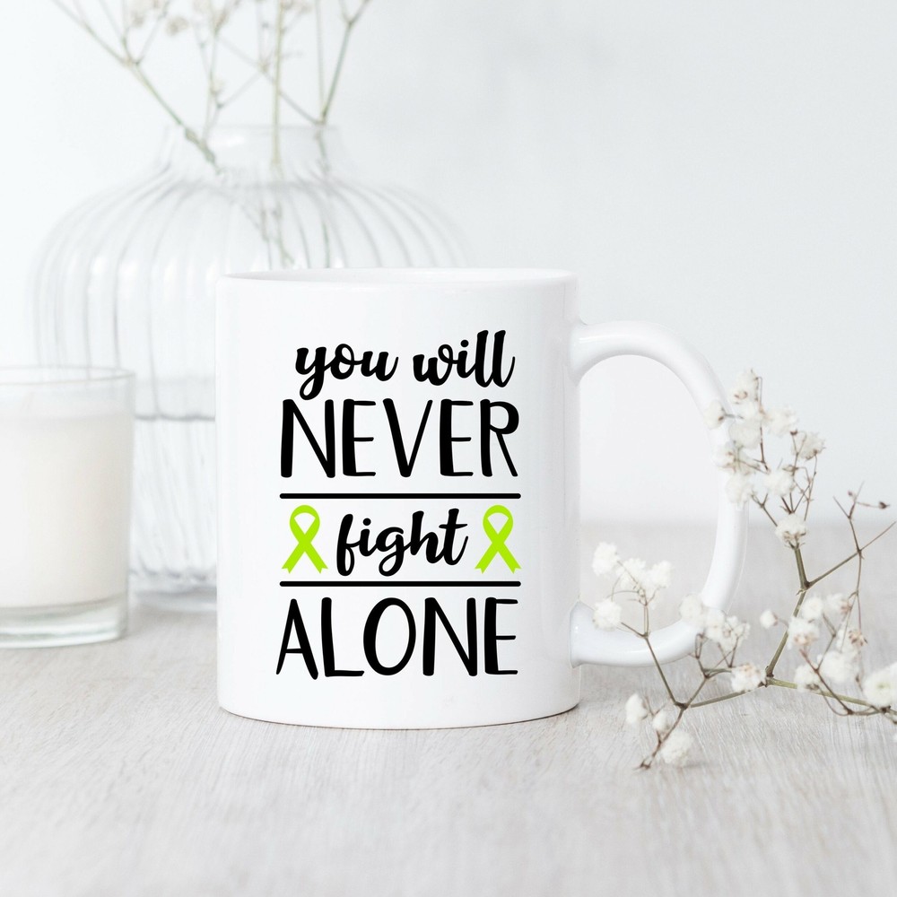 Stay Strong Lymphoma Warrior Support Mug for Cancer Fighters