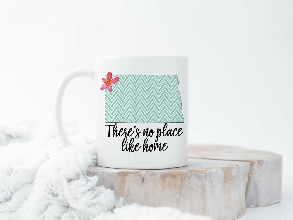 Custom Home State Mug Custom North Dakota Mug North Dakota Mugs Custom State Mug