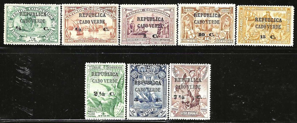 Cape Verde 1913 #128-#135, COMPLETE 