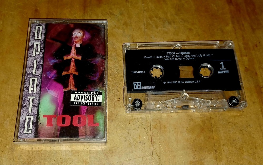 TOOL OPIATE VINTAGE CASSETTE TAPE PROGRESSIVE HEAVY METAL ZOO RARE (1992) 🔥👁
